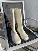 ❤️Hochwertige Lederstiefel Albamoda Größe 39 offwhite ❤️ Sachsen-Anhalt - Naumburg (Saale) Vorschau