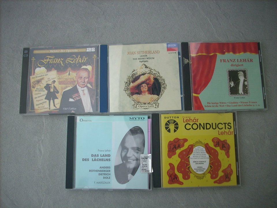 Franz Lehár verschiedene CDs in Flörsheim am Main