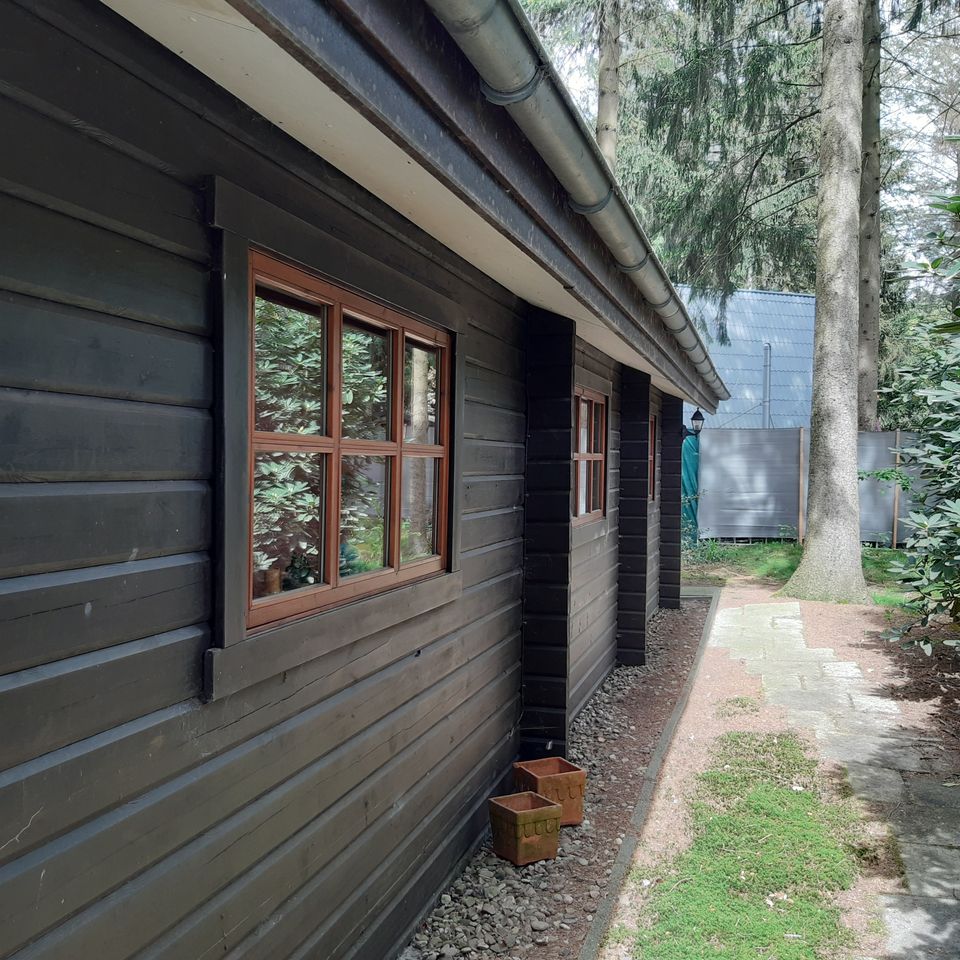 Ferienhaus / Wochenendhaus Blockbohlenhaus im Waldgebiet in Bremervörde