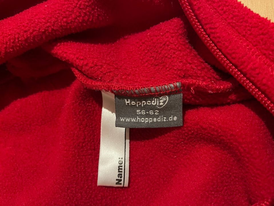 Hoppediz Fleece-Overall 56/62 in Wiesbaden