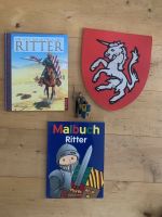 Ritter Paket Holzschild mit Wappen,Malbuch, Buch &Ritterfigur Rheinland-Pfalz - Winnweiler Vorschau