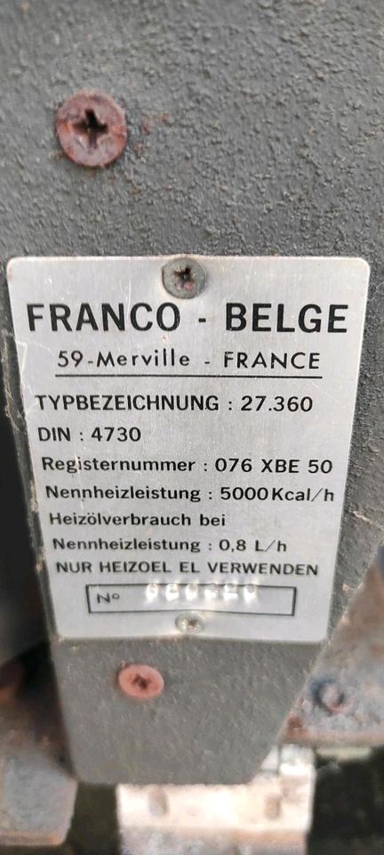 FRANCO BELGE Ölregler in Birkenfeld