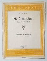 Noten Klavier "Die Nachtigall" Alabieff Niedersachsen - Wasbüttel Vorschau