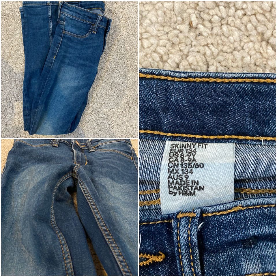 Jeans/Jeanshose Gr.134 H&M / Kinderkleidung /Mädchen in Schladen