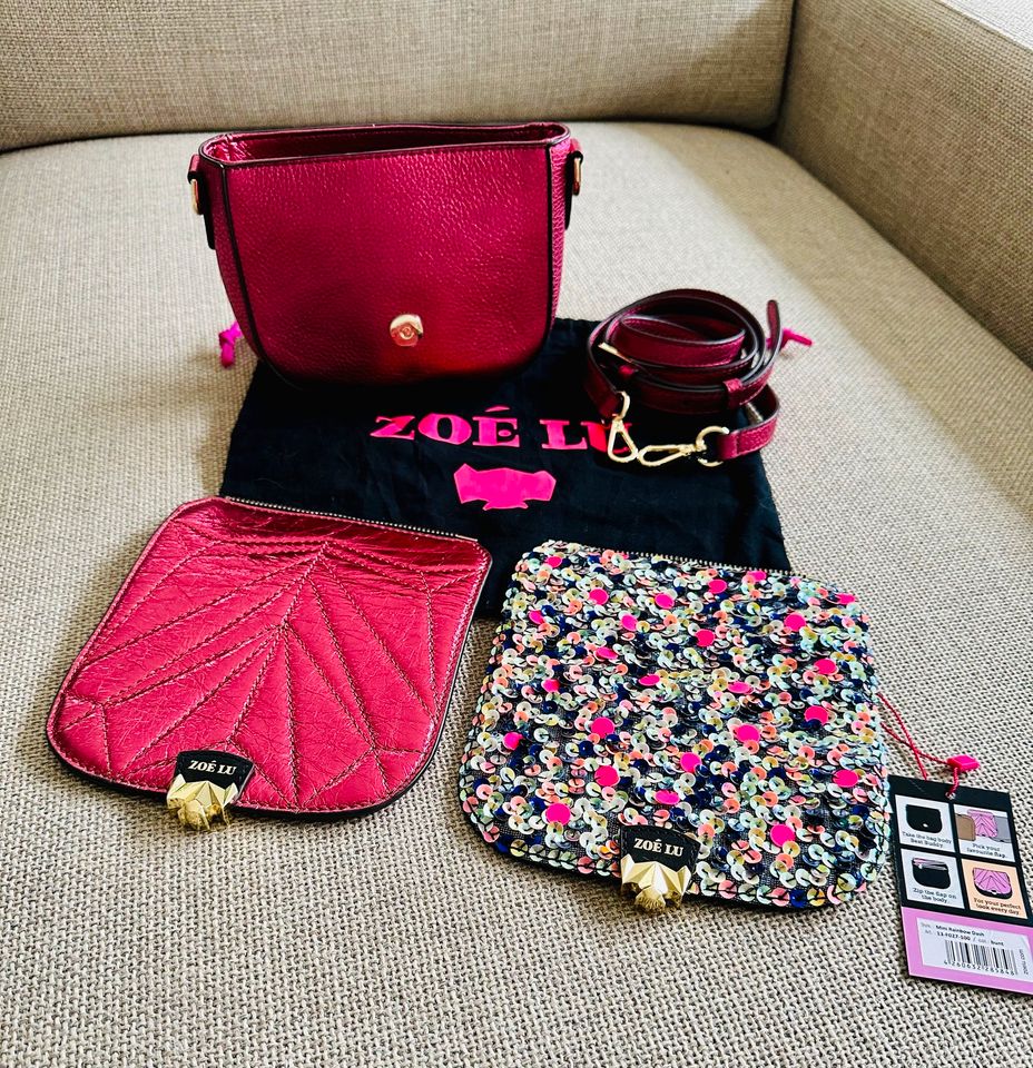 Zoé Lu ZoeLu Mini Me Set inkl 2 Klappen Pink metallic in München