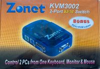 KVM3002 2-Port Switch Marke ZONET Niedersachsen - Neustadt am Rübenberge Vorschau