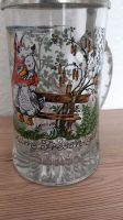 Bierkrug aus Glas mit Zinndeckel Fuchskopf Mecklenburg-Vorpommern - Ueckermuende Vorschau