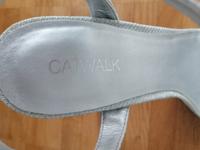 Catwalk Riemchenpumps, silber Straßsteine, Gr. 36 München - Laim Vorschau