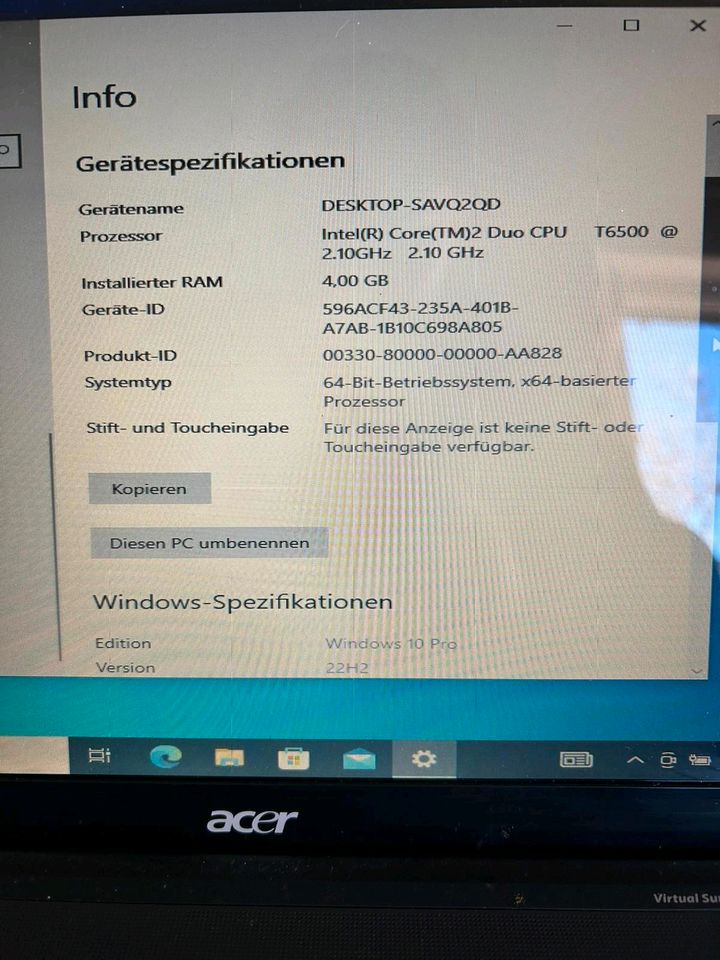 Laptop Acer in Stuttgart