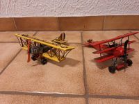 Blechmodelle Flugzeug Modell Sammeln Yellow Curtis  red fokker Rheinland-Pfalz - Kaisersesch Vorschau