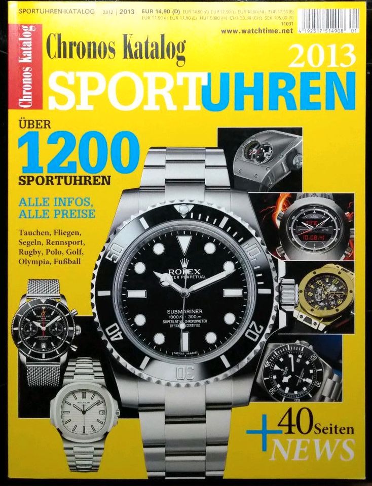 CHRONOS KATALOG SPORTUHREN - SPORT UHREN - AUSGABE 2013 + 2014 in Bielefeld  - Mitte | eBay Kleinanzeigen ist jetzt Kleinanzeigen