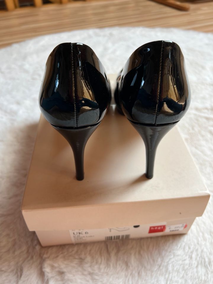 Högl Lack Pumps Leder schwarz  Gr. 39 -TOP - in Mülheim (Ruhr)