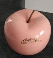 Frohe Weihnachten  Deko  Apfel  groß in rosa . Niedersachsen - Georgsmarienhütte Vorschau
