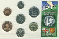 Kursmünzensätze KMS England Fußball WM 2006 Silberprägung Münzen Baden-Württemberg - Schönaich Vorschau