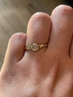 585 Ring Brillant 0,10 carat  (Kein 333/750) Bayern - Tacherting Vorschau