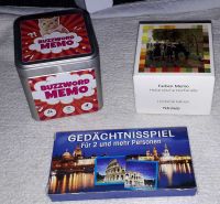 3x Memory "Buzzword Memo", "Farben Memo" + "Gedächtnisspiel" Hannover - Linden-Limmer Vorschau