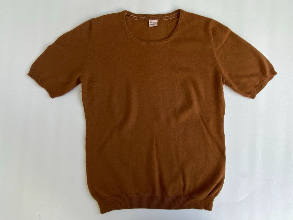 Adagio 100% Kaschmir Pullover kurzarm T Shirt M L XL in Reinbek