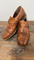 braune Leder Oxford-Schuhe ~ Fransen Quasten & Osendetail Nordrhein-Westfalen - Herzogenrath Vorschau