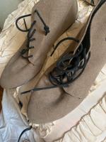 Leichte Sommerschuhe h&m 38 Velours Schnürschuhe Vintage Baden-Württemberg - Karlsruhe Vorschau