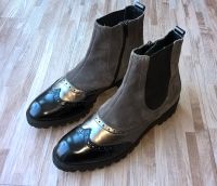 HÖGL Chelsea Boots Stiefeletten - 39 - grau silber schwarz Nordrhein-Westfalen - Neuss Vorschau