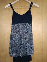 Damen Shirt Top Gepard Muster Gr. 36 Hessen - Malsfeld Vorschau