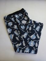 Opus  - Damenhose blau mit Blumen - Schlupfbund  - Gr. 40 Schleswig-Holstein - Preetz Vorschau