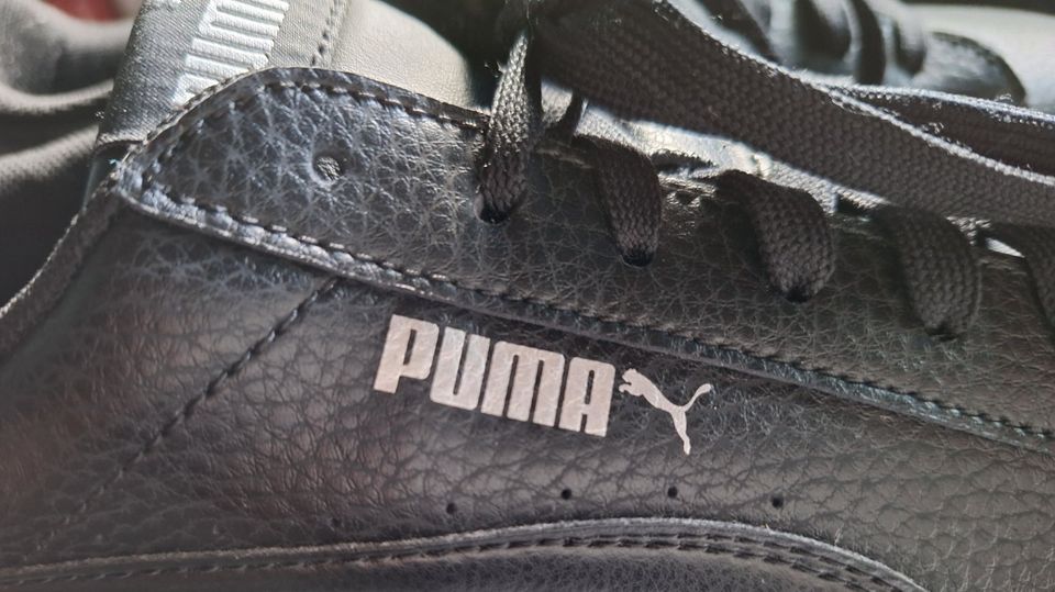 Puma Sneaker, Schwarz, Plateausohle, Gr. 42, Leder, wie neu!!! in Otzberg