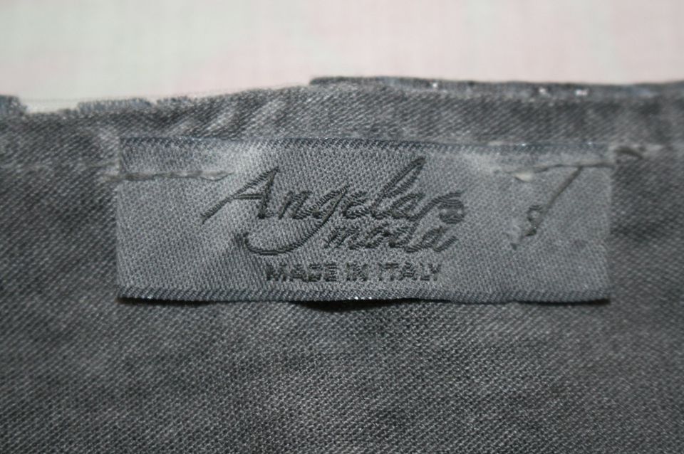 angela made in italy Bluse Gr. S grau silber doppellagig elegant in Nürnberg (Mittelfr)