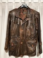 Herren Lederjacke Gr 52, braun, antik, Vintage, Gino Berloni Bayern - Bruckberg bei Landshut Vorschau