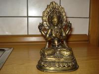 Tibetischer Buddha aus Bronze Vintage 70er Nordrhein-Westfalen - Krefeld Vorschau
