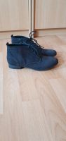 Neue Damen Stiefelette Gr. 38 Schnürschuh in Velourleder Optik Dortmund - Eving Vorschau