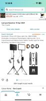 NiceVeedi 2 Piece LED Video Light Set, 2800-6500K, Mitte - Wedding Vorschau