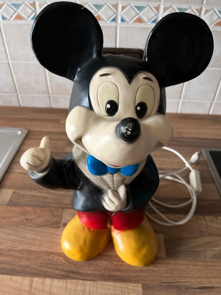 Kult Mickey Mouse Lampe Heico 1984 in Erndtebrück