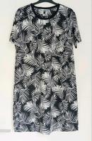 Kleid Gr. M Palme NEU schwarz weiß floral Kurzarm ungetragen Nordrhein-Westfalen - Rhede Vorschau