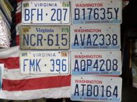 Virginia und Washington US Kennzeichen License Plate Hessen - Wabern Vorschau