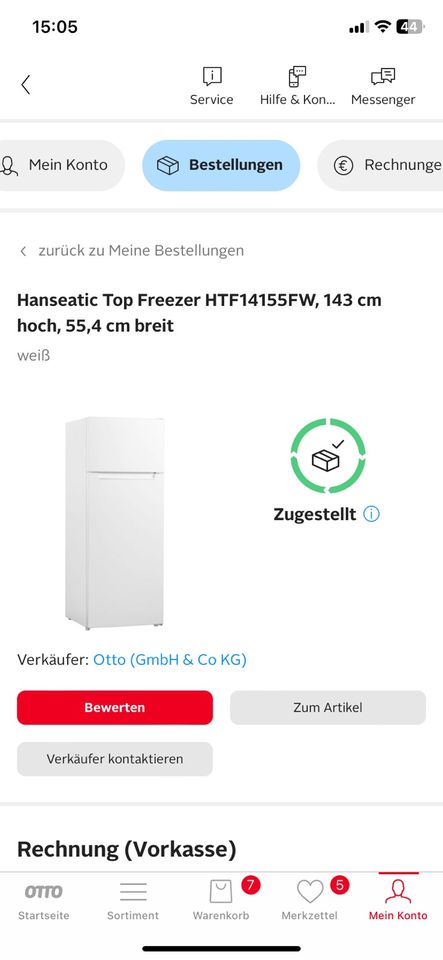 Kühlschrank Hanseatic in Köln