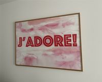 Poster „J‘adore“ mit Holzrahmen Innenstadt - Köln Altstadt Vorschau