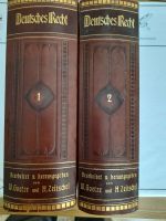 verkaufe 2 Bände ´´Deutsches Recht´´ von 1913 Sachsen - Zwenkau Vorschau