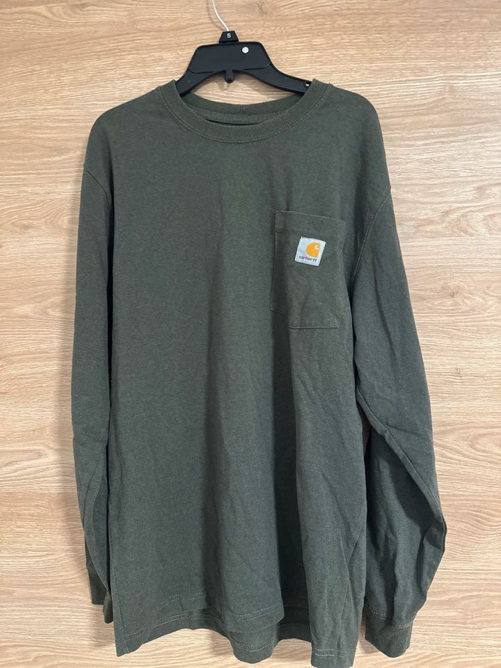 Carhartt Long Sleeves Größe S in Moos