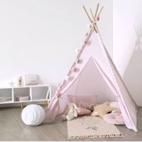 Tipi Zelt Kinderzelt pink rosa weiß 160x120 von atmosphera Nordrhein-Westfalen - Kirchlengern Vorschau