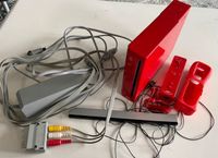 Nintendo Wii Konsole in rot + Zubehör Niedersachsen - Cuxhaven Vorschau