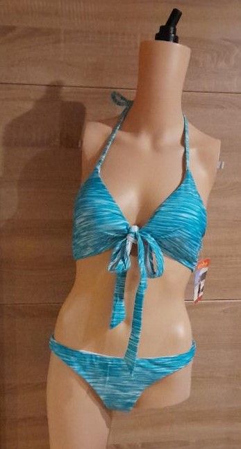 2 tlg. gestreiftes Bikini Triangel Set Gr 42 - NEU - in Dormagen