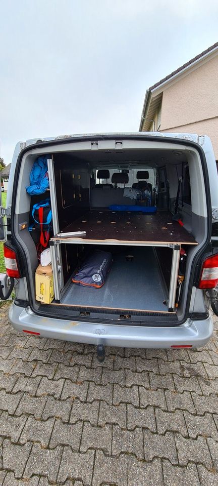Camping Ausbau passgenau für VW T5.1 lang, Alu Profile! in Meckenbeuren
