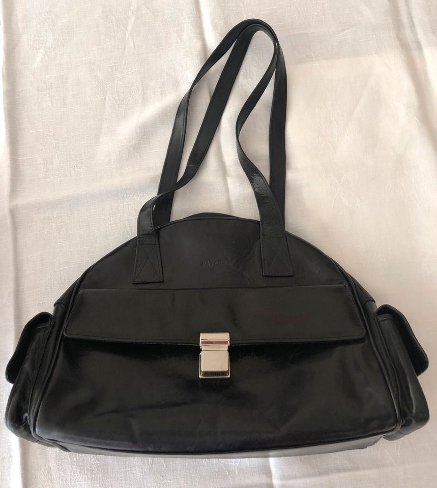 Paters Tasche Rindsleder Leder schwarz, elegant,  sehr robust in Moers