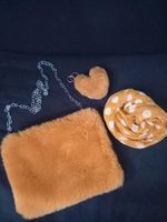 Accessoires Set Handtasche Tuch Seide Anhänger Senfgelb Fake Fur Herzogtum Lauenburg - Mölln Vorschau