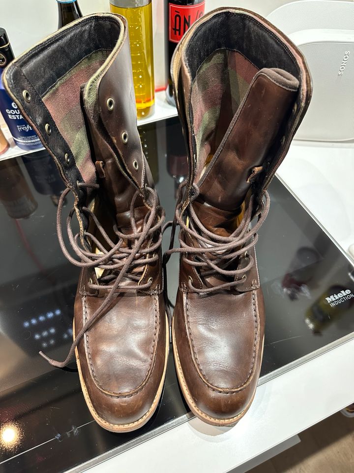 UGG Lederstiefel Herren Gr. 13, Glattleder, braun, wie neu in Köln