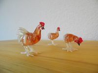 3 schöne Lauscha Figuren ein Hahn 2 Hennen aus Glas um 1950 iger Hessen - Fritzlar Vorschau