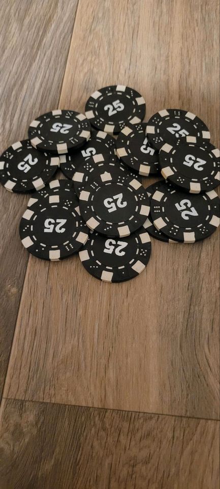 Poker Chips ( Spielgeld ) in Eisleben