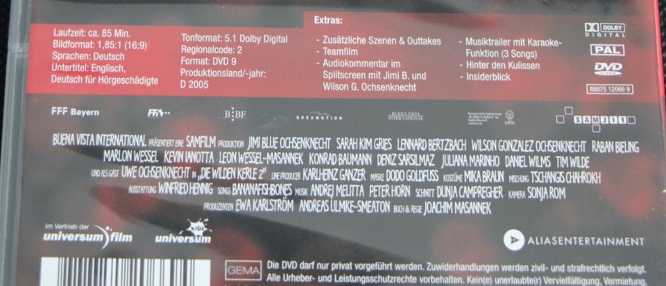 DVD: Die Wilden Kerle – Alles ist gut, solange du wild bist | 2 in Frankfurt am Main