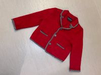 Giesswein Jacke rot 128 Walkjacke Janker Blazer Tracht Bielefeld - Brackwede Vorschau